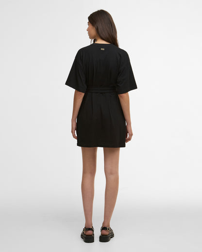Barbour International Uma Womens Mini Dress - Black | CHO | Designer Womens Mini Dresses
