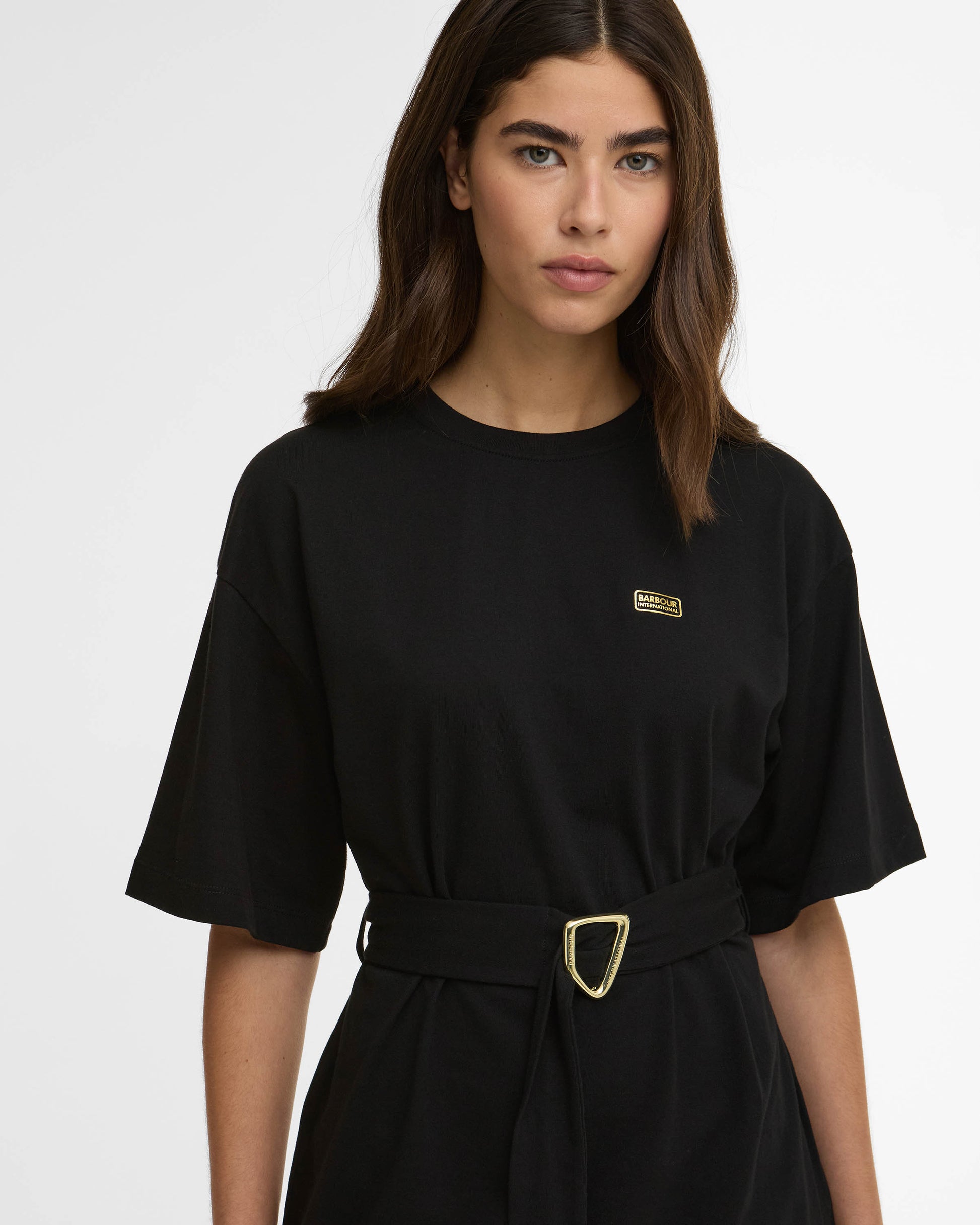 Barbour International Uma Womens Mini Dress - Black | CHO | Designer Womens Mini Dresses