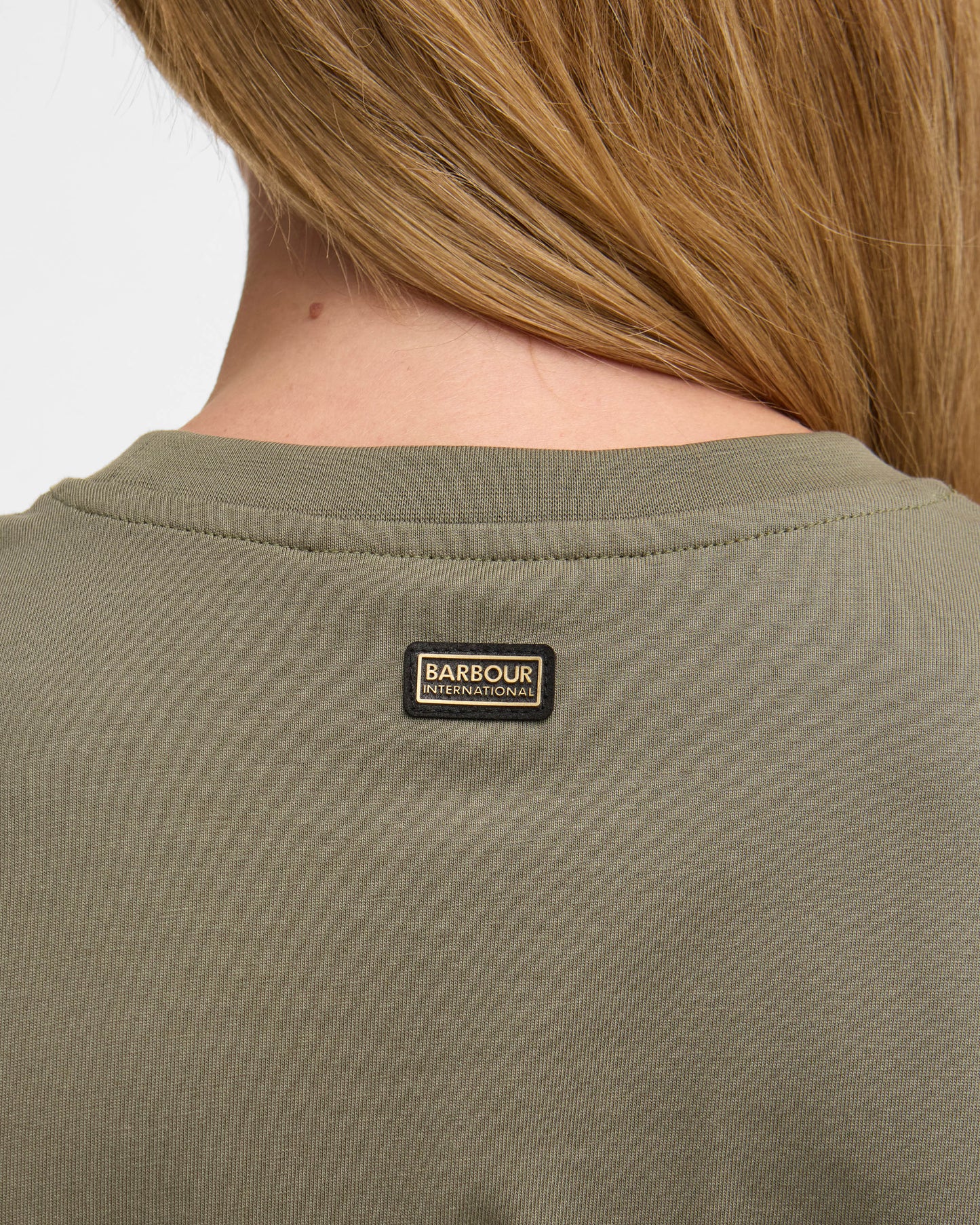 Barbour International Uma Womens Mini Dress - Dusky Khaki | CHO | Designer Womens Mini Dresses