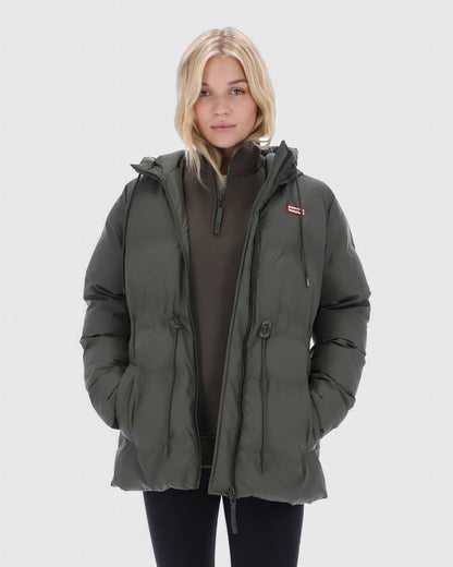 Hunter Lemhi Womens PU Coated Puffer Jacket - Kambaba