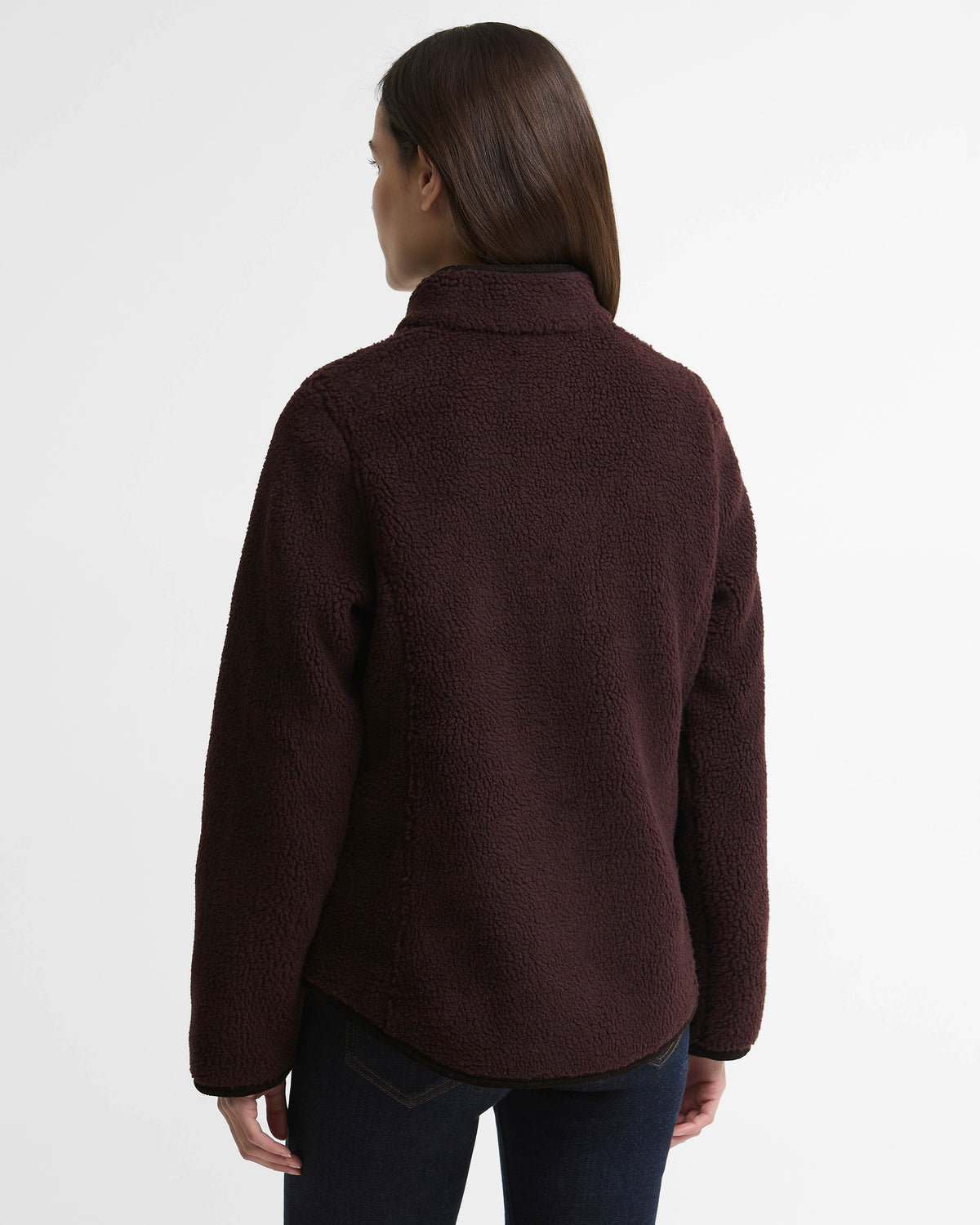 Barbour Lavenham Fleece Womens Jacket - Fig | CHO | Designer Womens Coats & Jackets