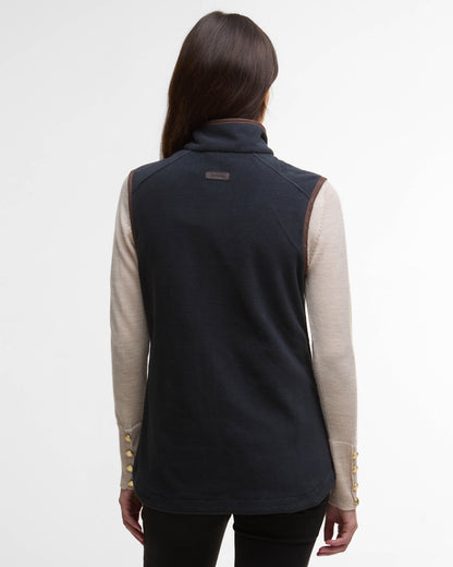 Barbour Womens Country Gilet - Navy | CHO | Designer Womens Fleece Gilets