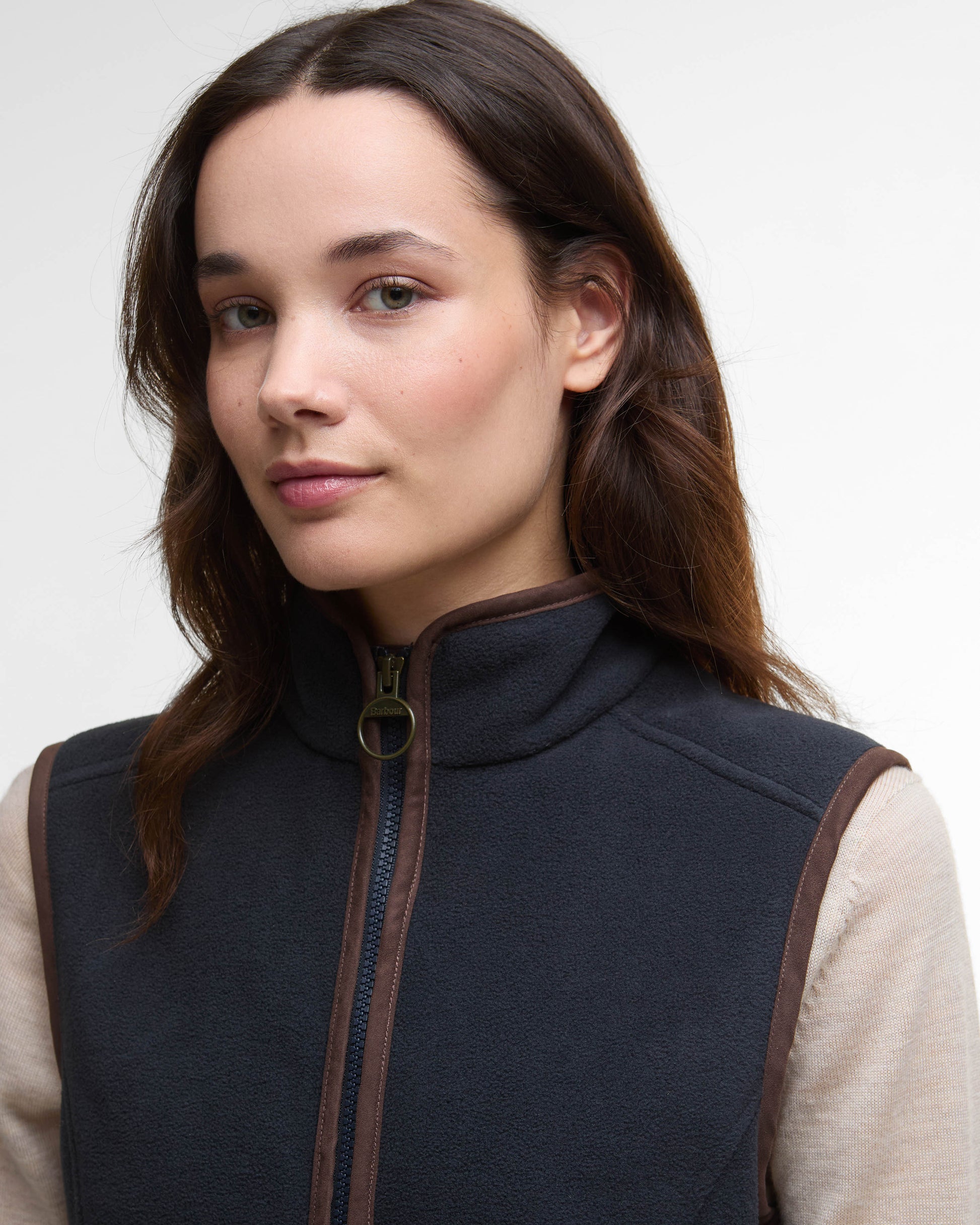 Barbour Womens Country Gilet - Navy | CHO | Designer Womens Fleece Gilets