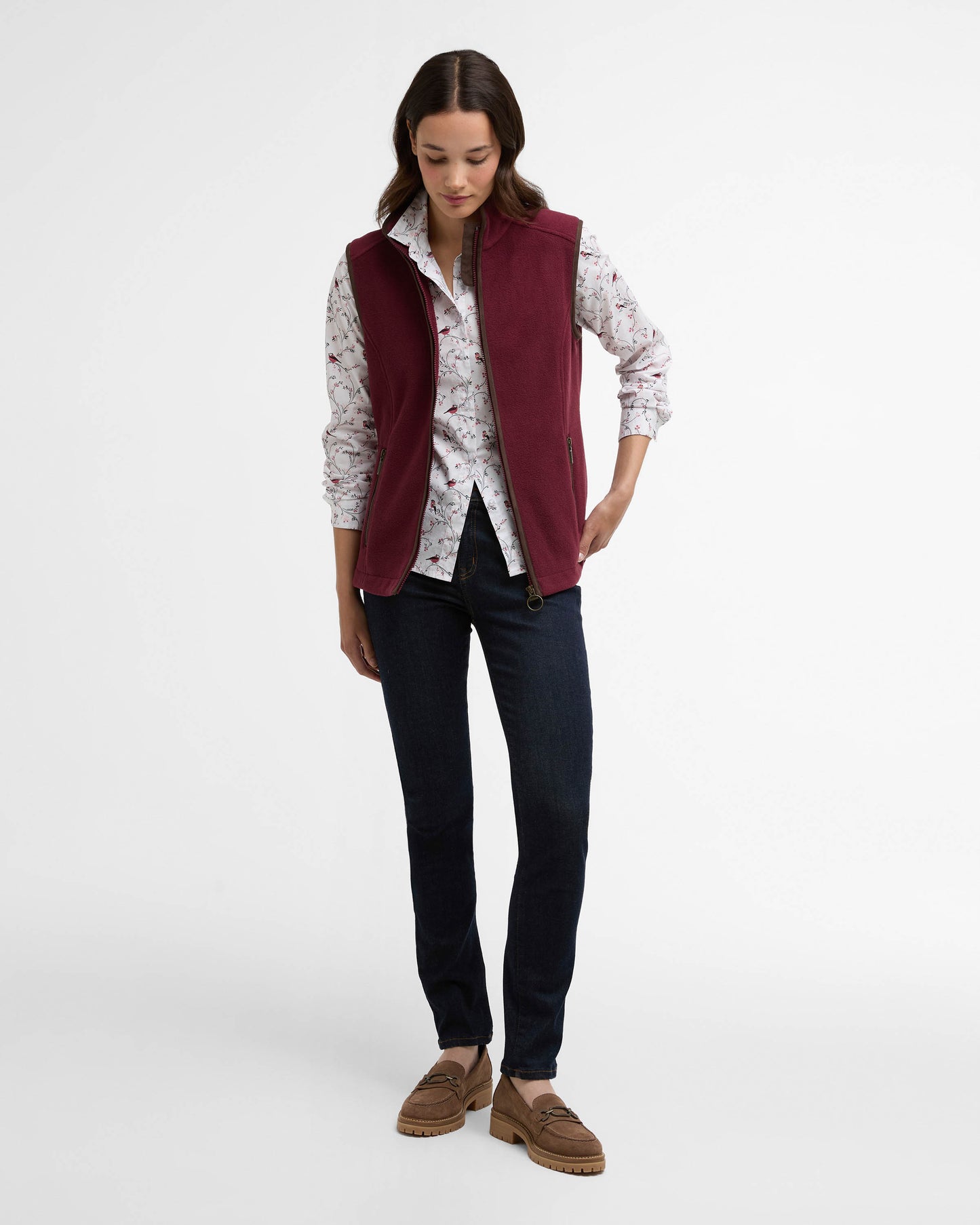 Barbour Womens Country Gilet - Port