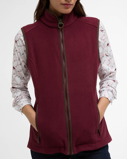 Barbour Womens Country Gilet - Port