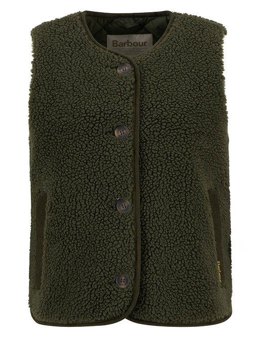 Barbour Luciana Womens Fleece Gilet - Olive