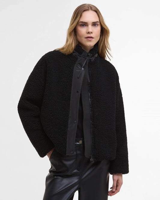 Barbour International Womens Palma Fleece - Black