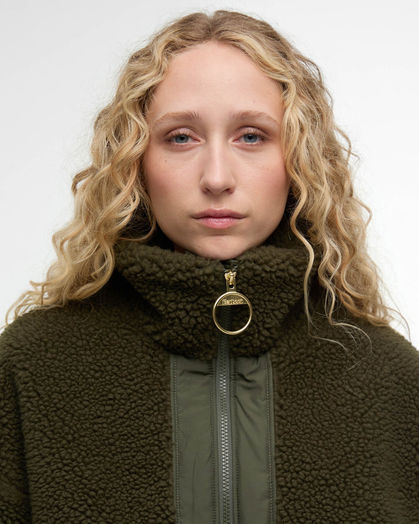 Barbour Brawby Womens Fleece - Olive
