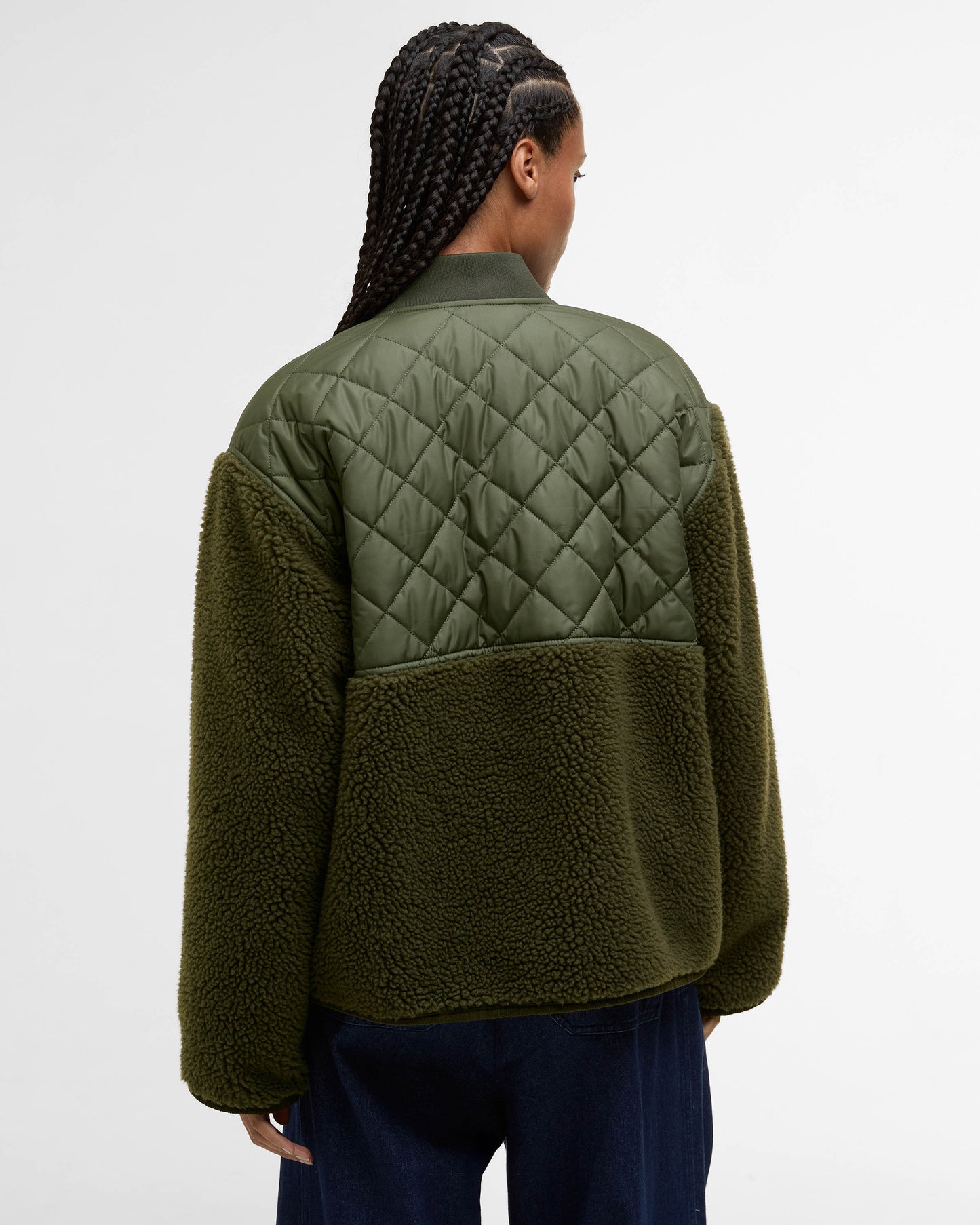 Barbour Wetherby Womens Fleece - Olive