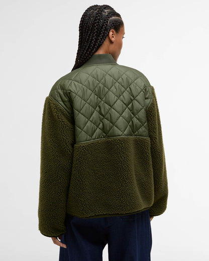 Barbour Wetherby Womens Fleece - Olive