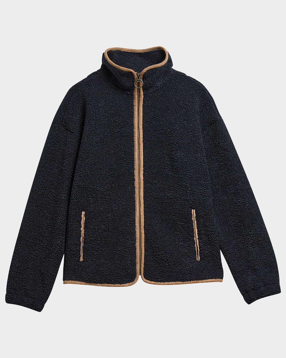 Barbour Homeswood Womens Fleece - Dark Navy | CHO | Designer Womens Fleece Jackets