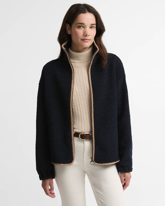 Barbour Homeswood Womens Fleece - Dark Navy | CHO | Designer Womens Fleece Jackets