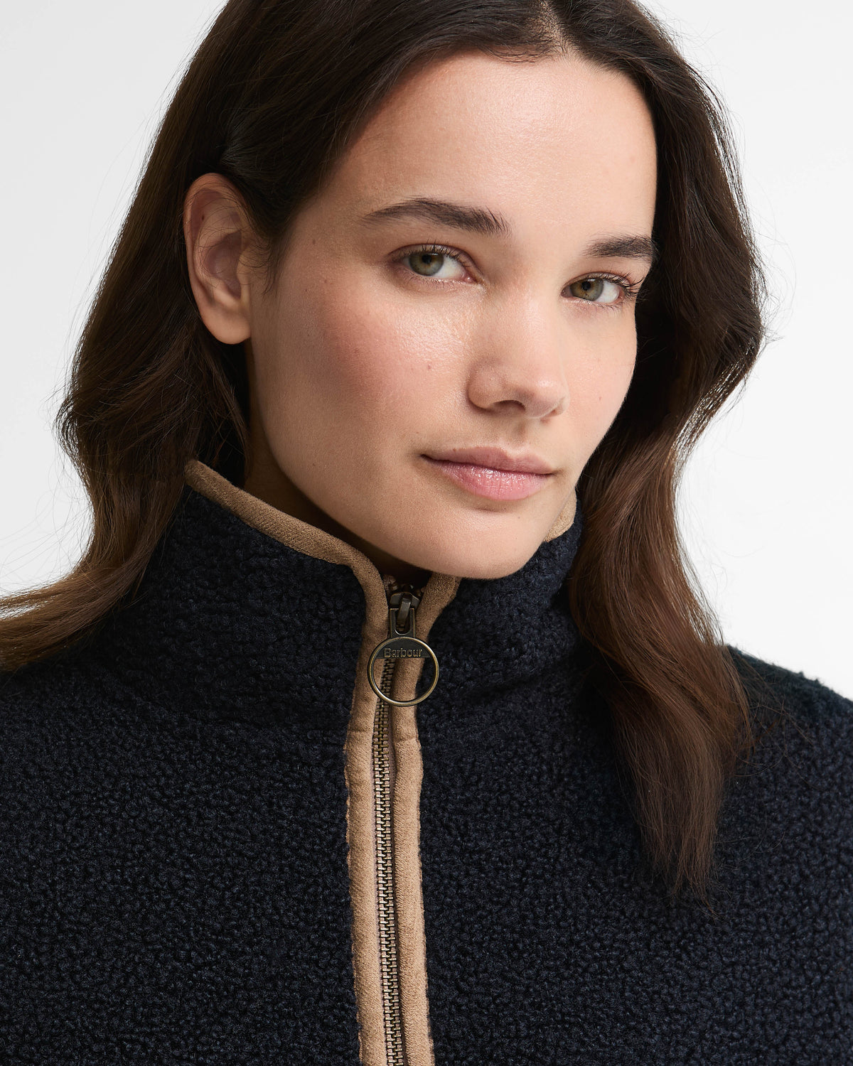 Barbour Homeswood Womens Fleece - Dark Navy | CHO | Designer Womens Fleece Jackets