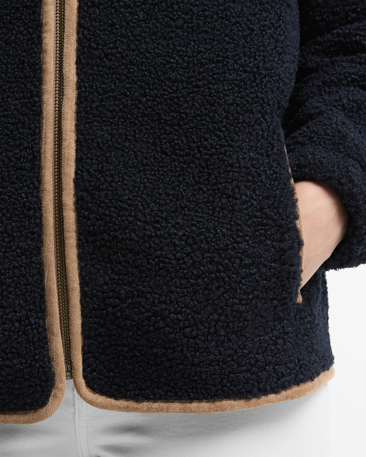 Barbour Homeswood Womens Fleece - Dark Navy | CHO | Designer Womens Fleece Jackets