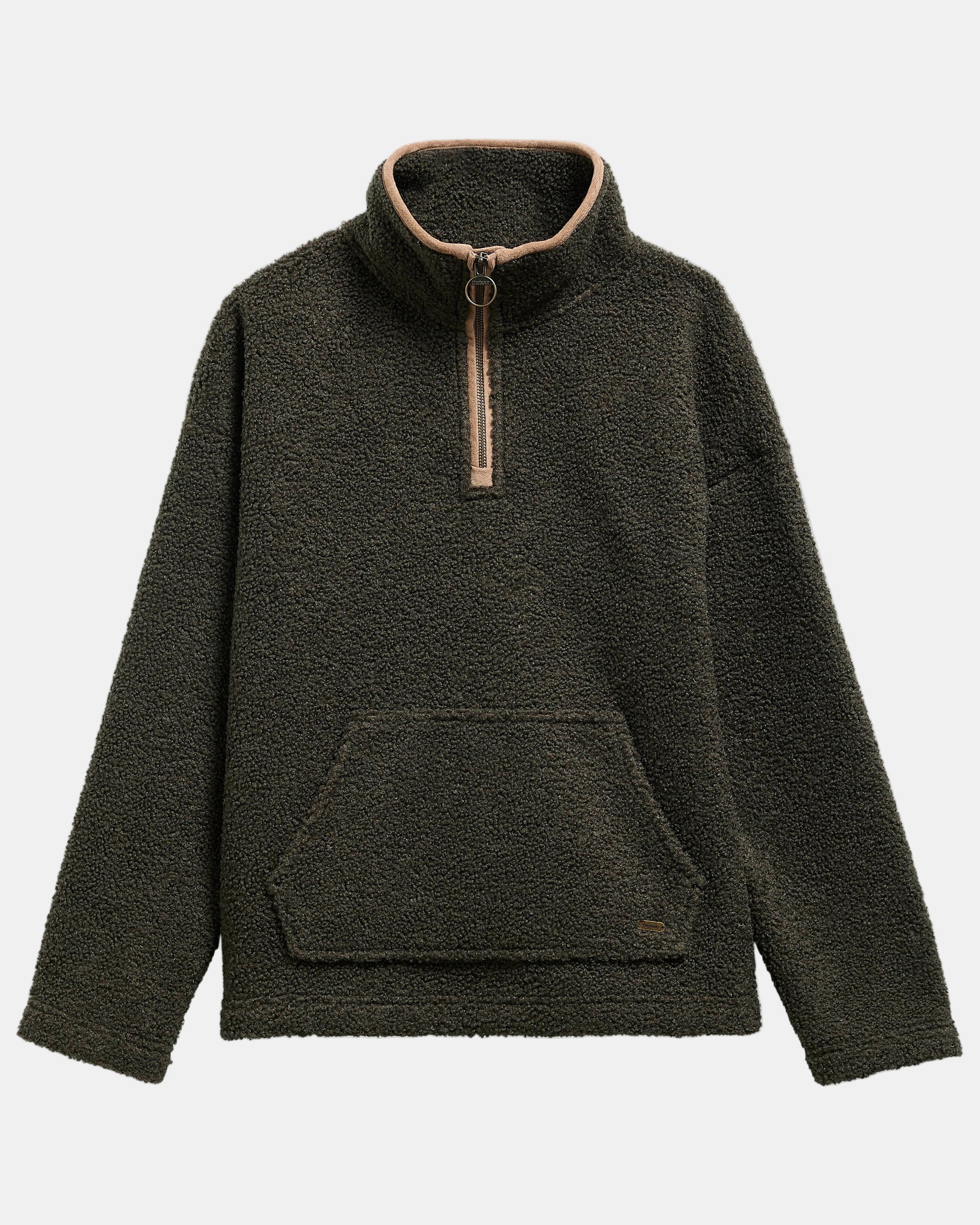Barbour Bamburgh Womens 1/4 Zip Fleece - Olive | CHO | Designer Womens Fleece Jackets