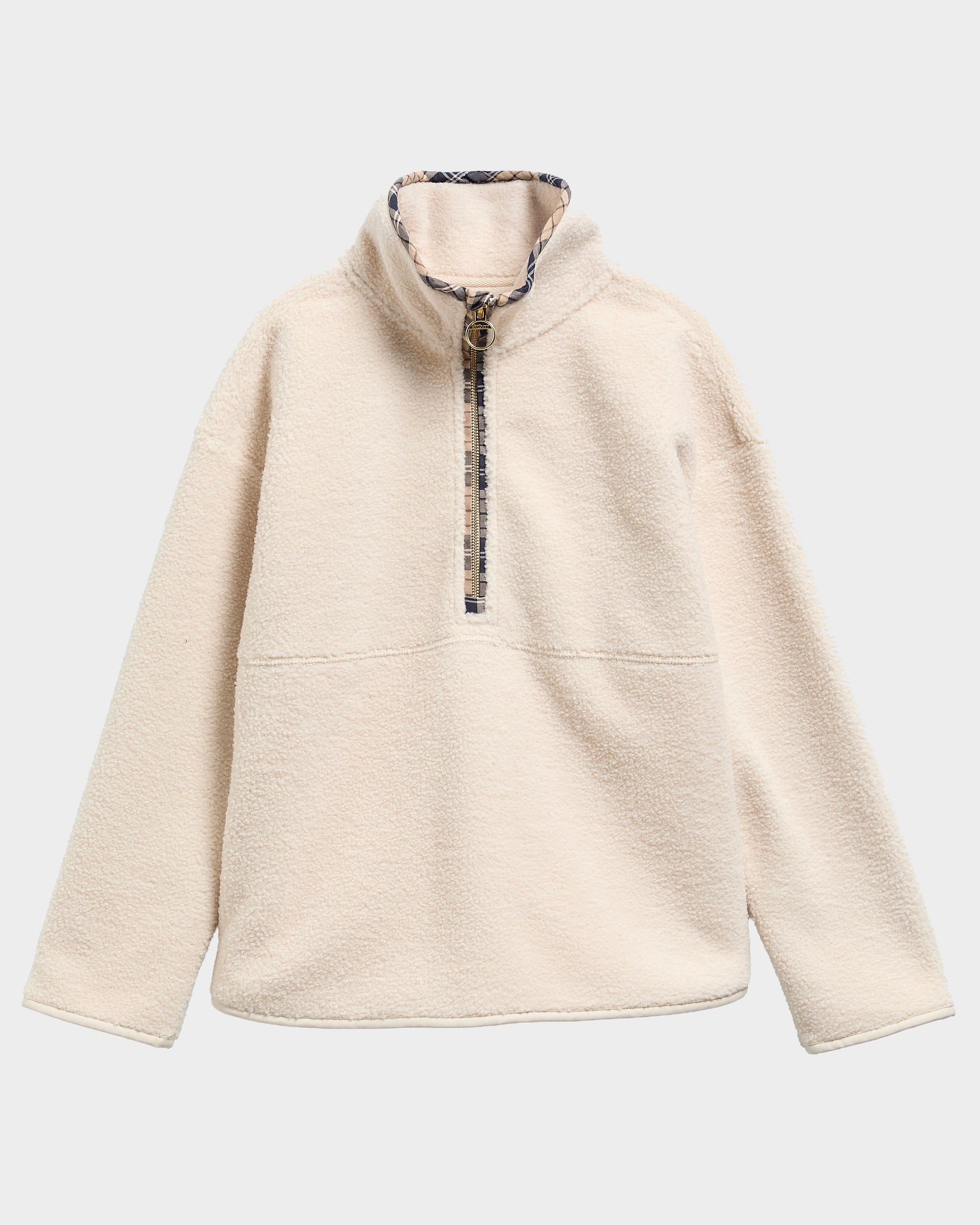 Barbour Merys Womens 1/4 Zip Fleece - Birch | CHO | Designer Womens Fleece Jackets