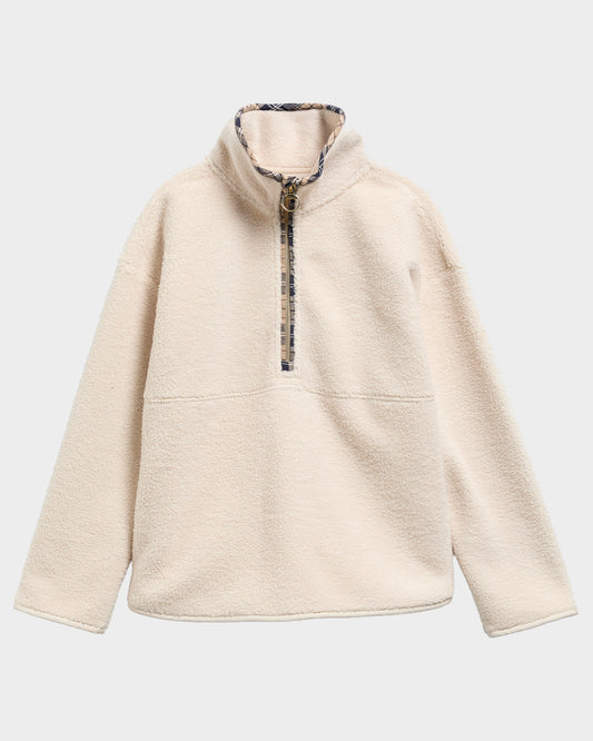 Barbour Merys Womens 1/4 Zip Fleece - Birch