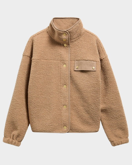 Barbour Mabel Womens Button Up Fleece - Warm Trench