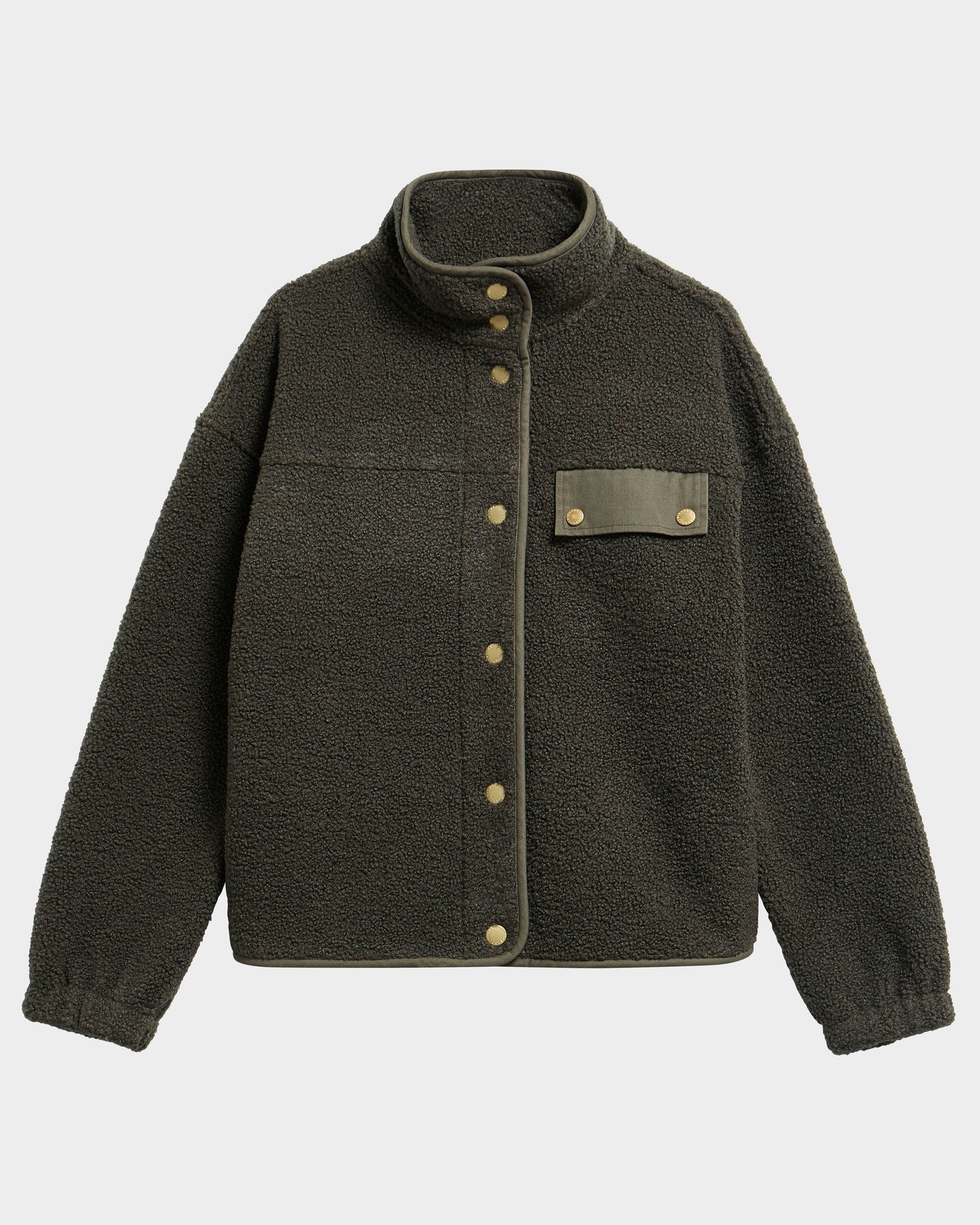 Barbour Mabel Womens Button Up Fleece - Olive