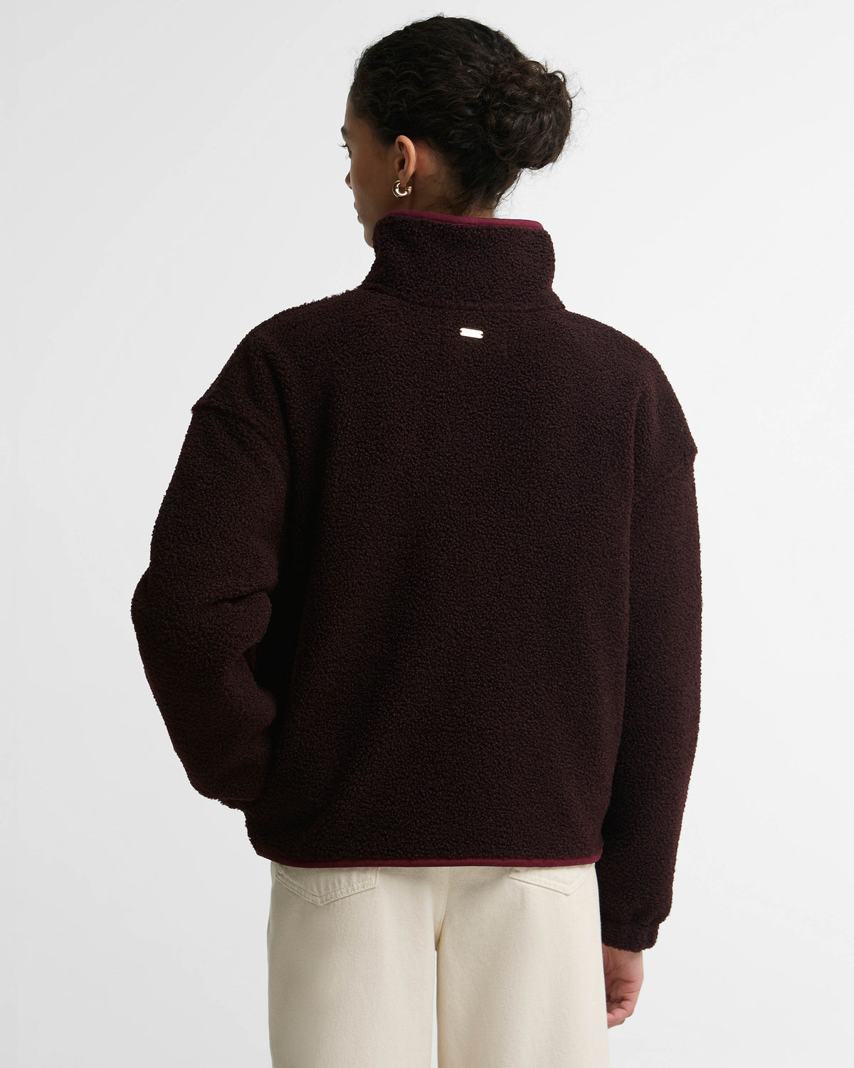 Barbour Mabel Womens Button Up Fleece - Fig | CHO | Designer Womens Fleece Jackets