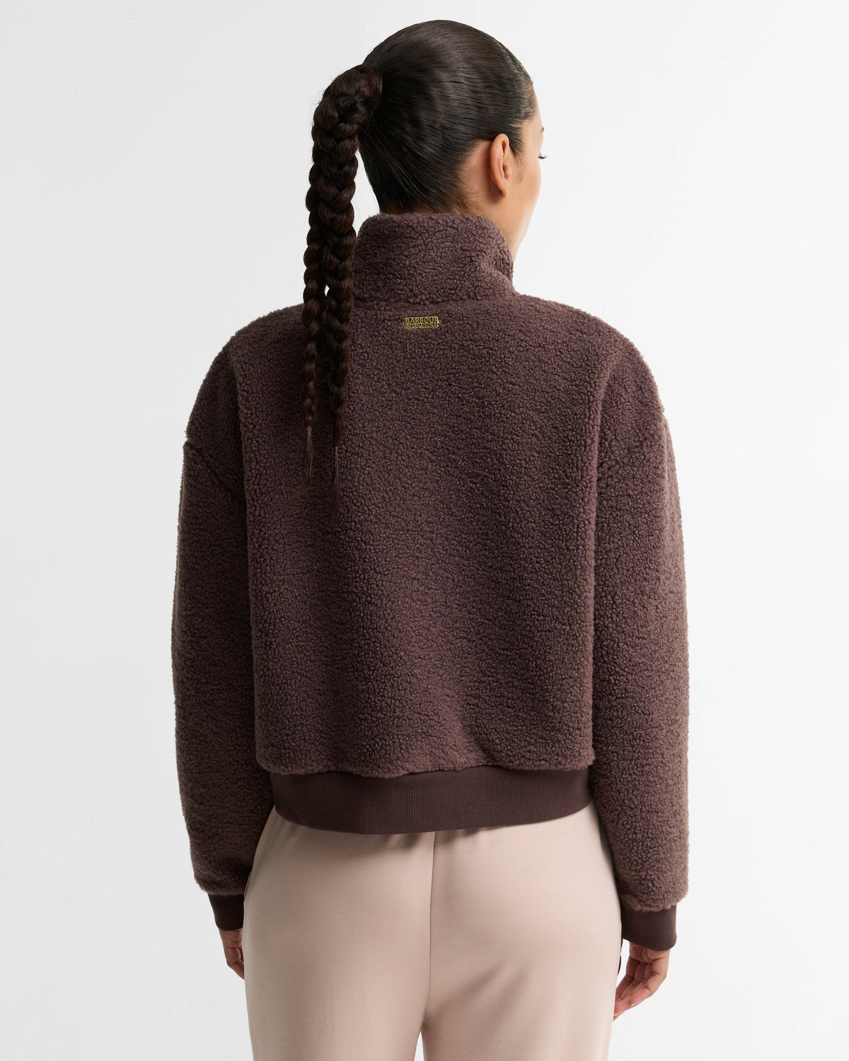 Barbour International Gea Womens Fleece - Truffle | CHO | Designer Womens Fleece Jackets