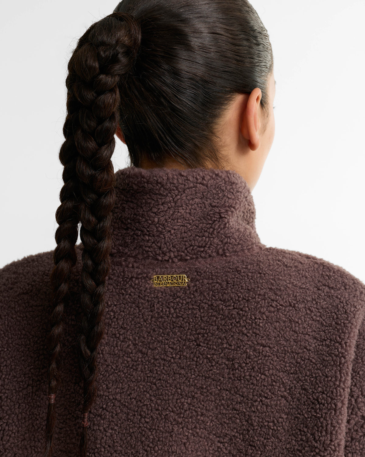 Barbour International Gea Womens Fleece - Truffle | CHO | Designer Womens Fleece Jackets