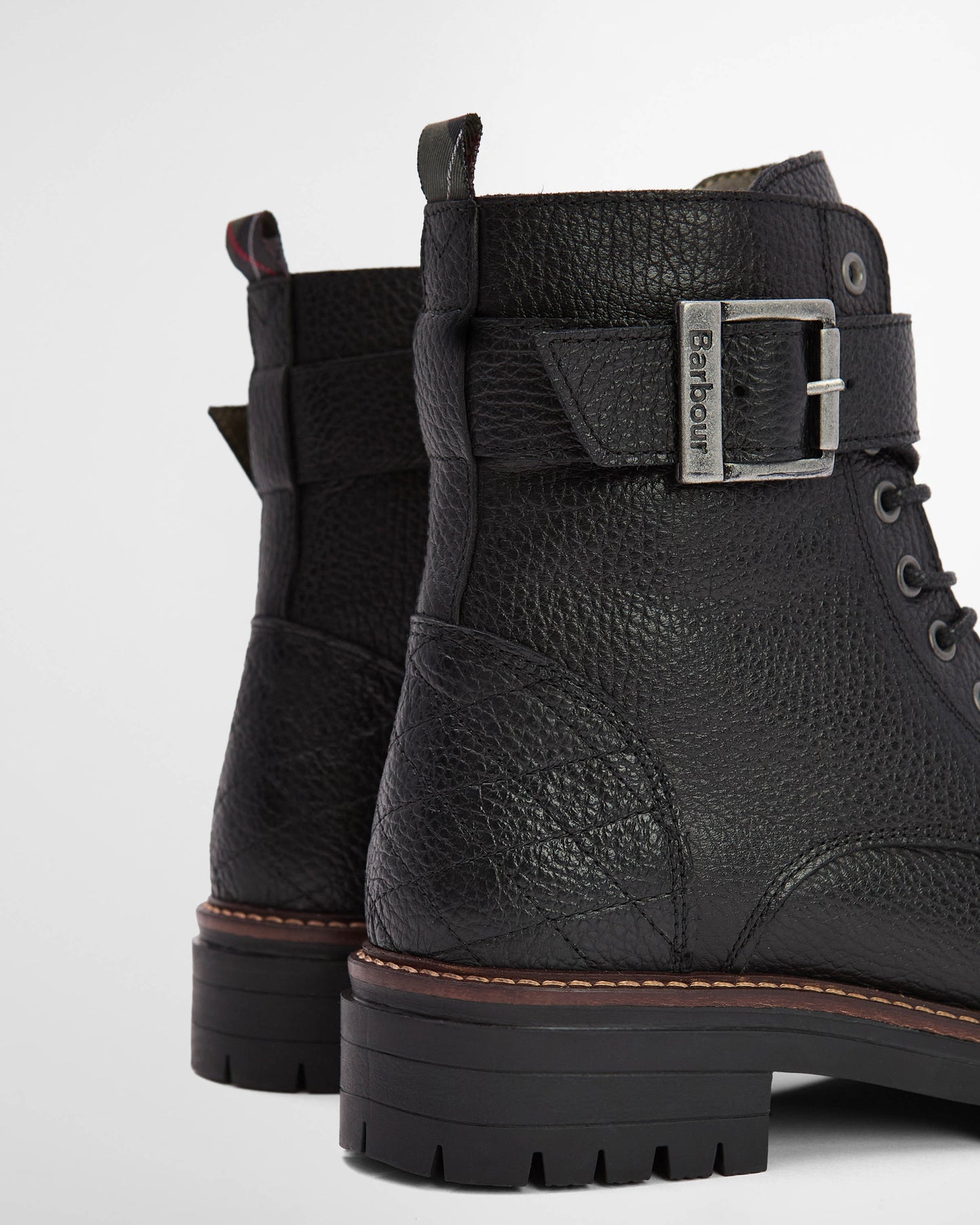 Barbour Heidi Womens Lace Up Boot - Black | CHO | Designer Womens Boots