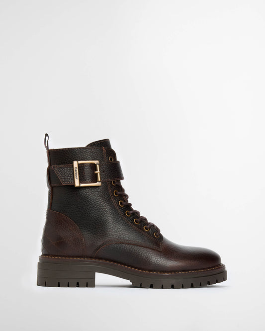 Barbour Heidi Womens Lace Up Boot - Brown
