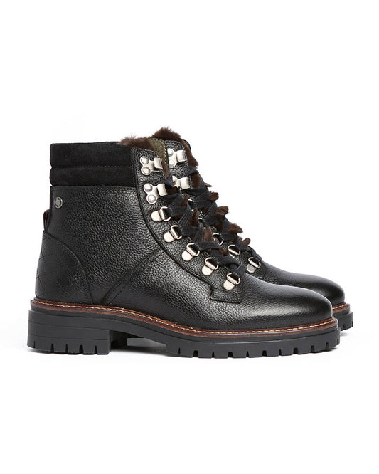 Barbour Bamburgh Womens Hiker Boot - Black