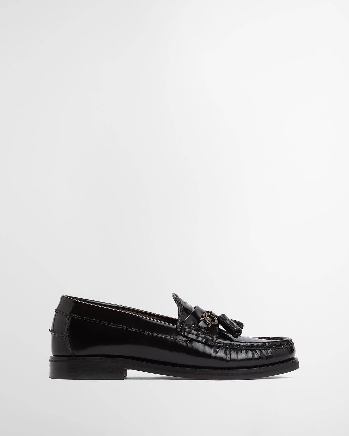 Barbour Jen Womens Loafer - Black | CHO | Designer Womens Shoes