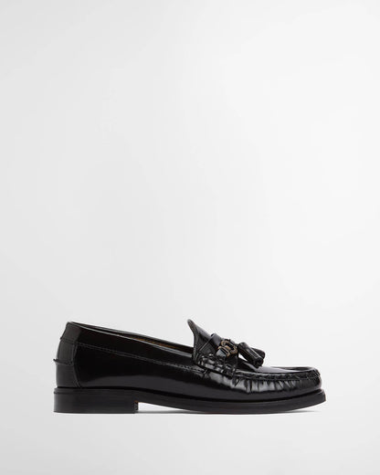 Barbour Jen Womens Loafer - Black | CHO | Designer Womens Shoes