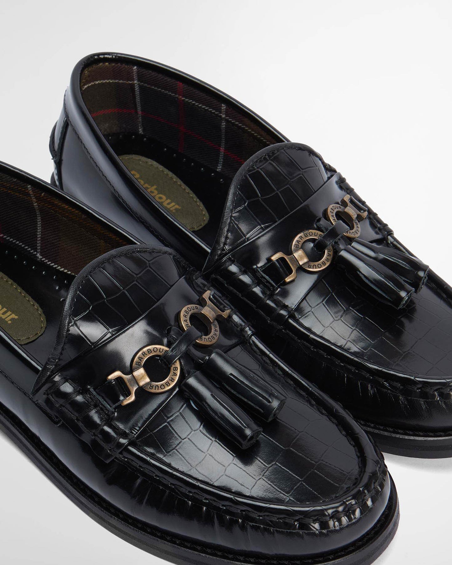 Barbour Jen Womens Loafer - Black | CHO | Designer Womens Shoes