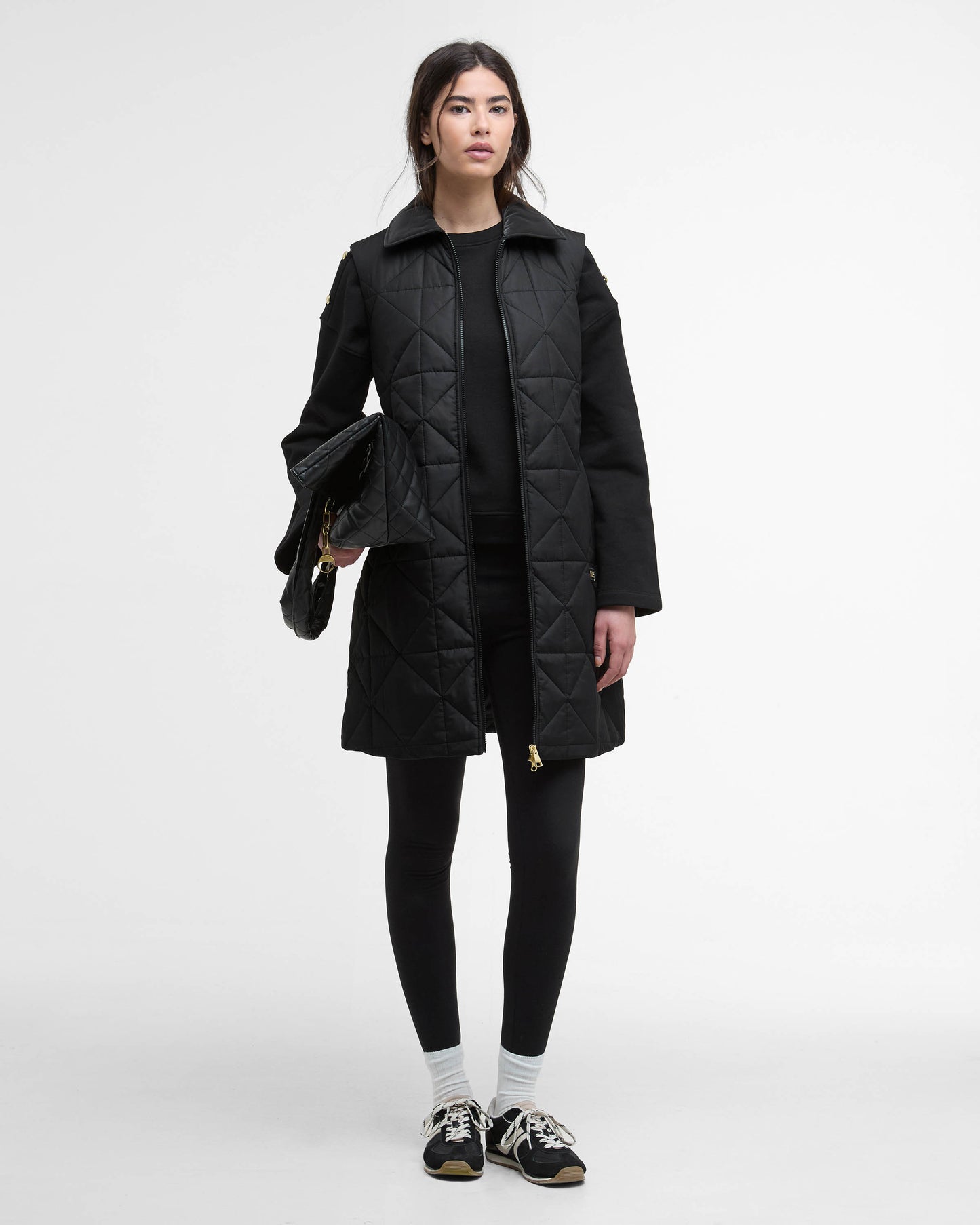 Barbour International Reno Womens Quilted Gilet - Black