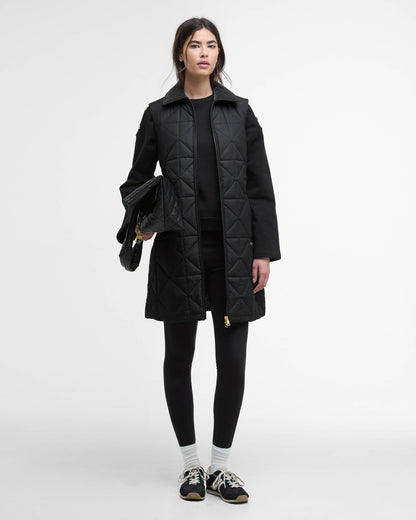 Barbour International Reno Womens Quilted Gilet - Black