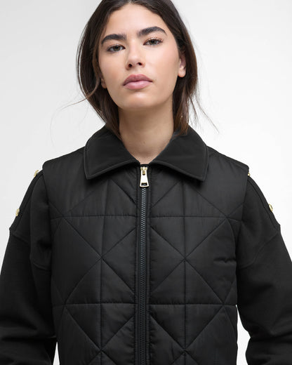 Barbour International Reno Womens Quilted Gilet - Black