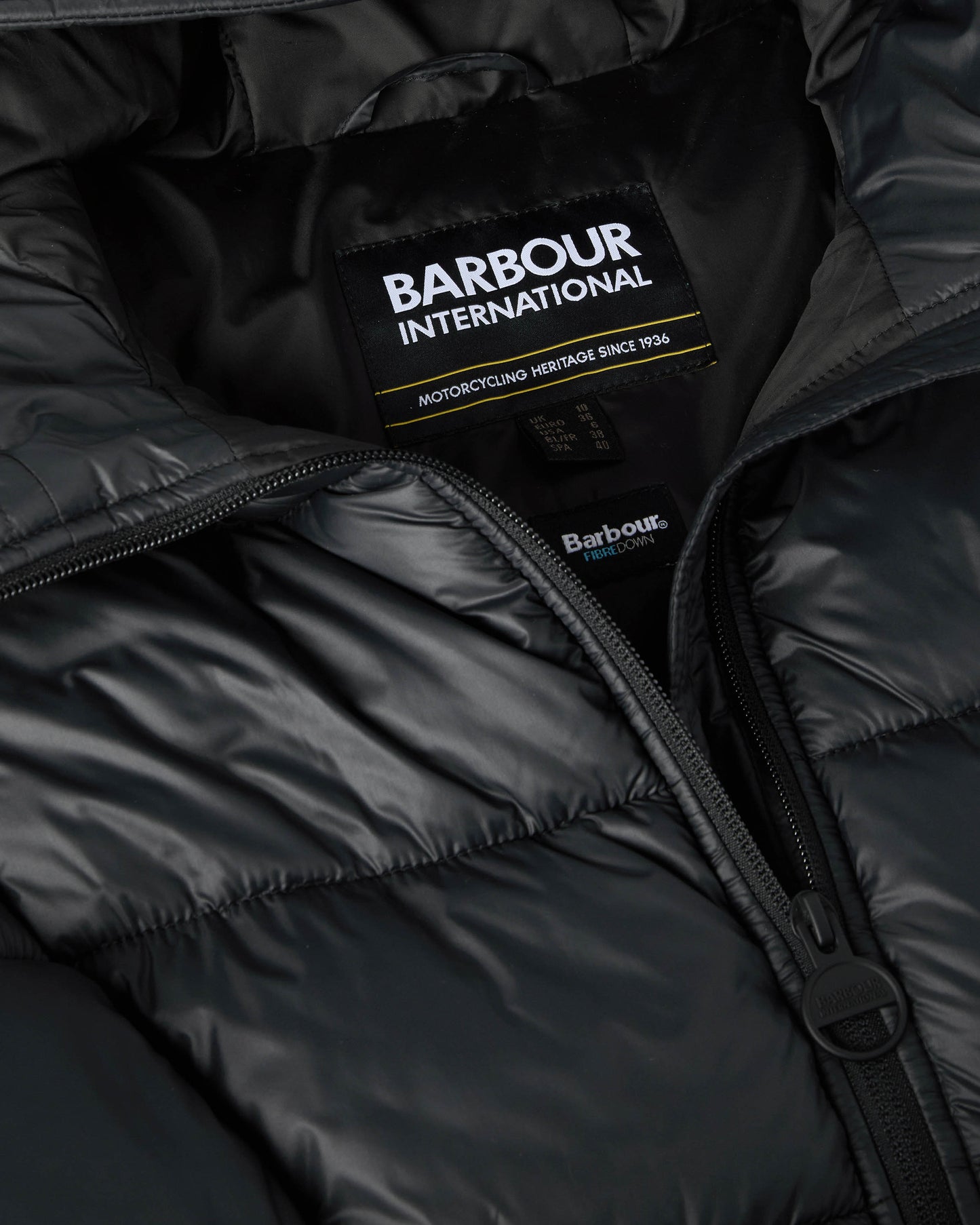 Barbour International Cecilla Womens Puffer Gilet - Black