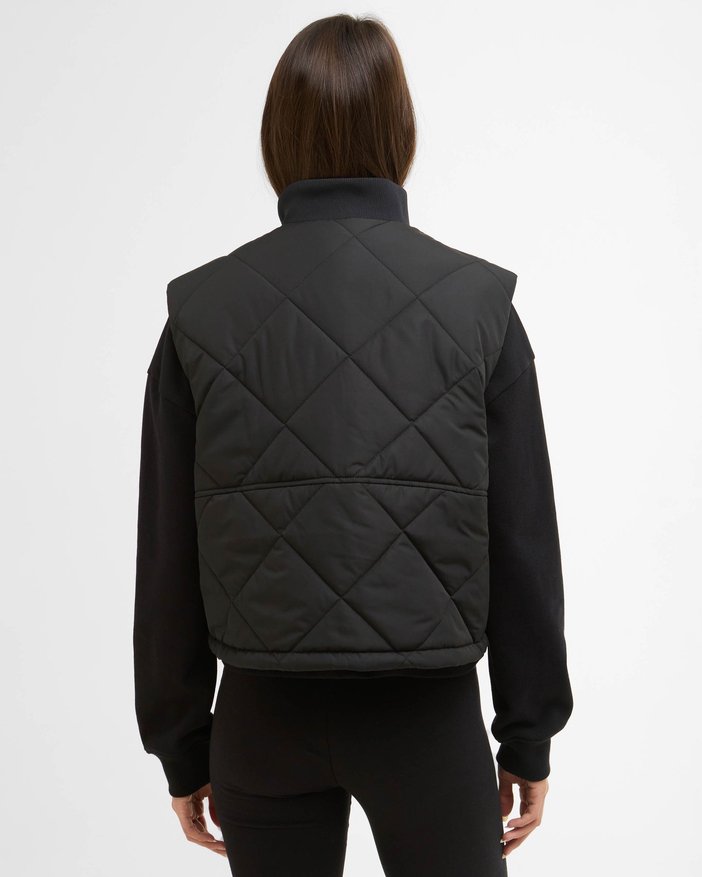 Barbour International Nia Womens Gilet - Black | CHO | Designer Womens Padded Gilets