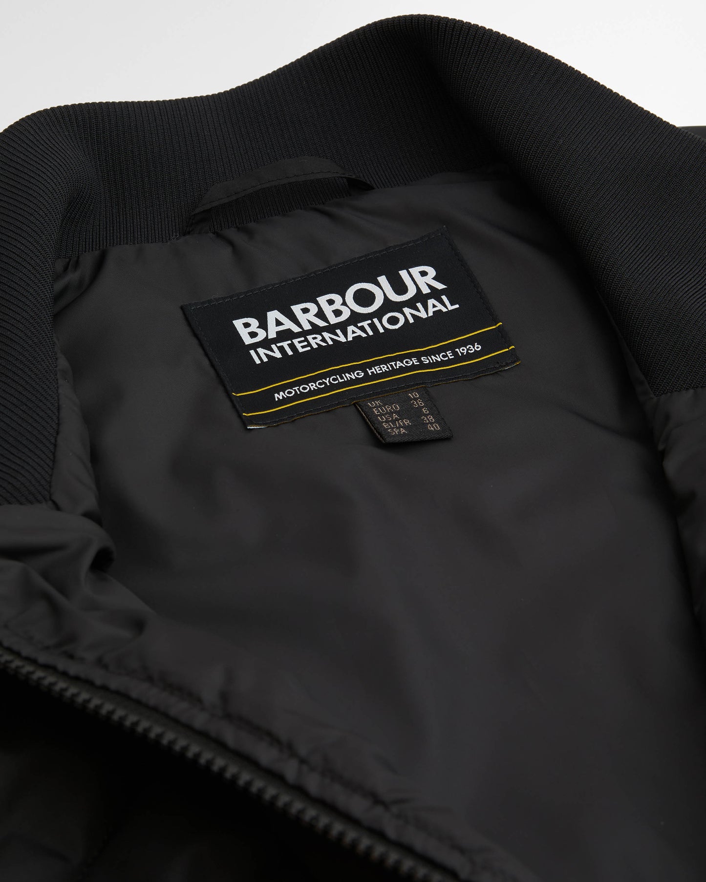 Barbour International Nia Womens Gilet - Black | CHO | Designer Womens Padded Gilets