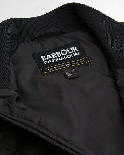 Barbour International Nia Womens Gilet - Black | CHO | Designer Womens Padded Gilets