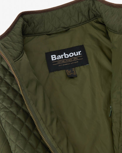 Barbour Basswood Womens Gilet - Olive | CHO | Designer Womens Padded Gilets