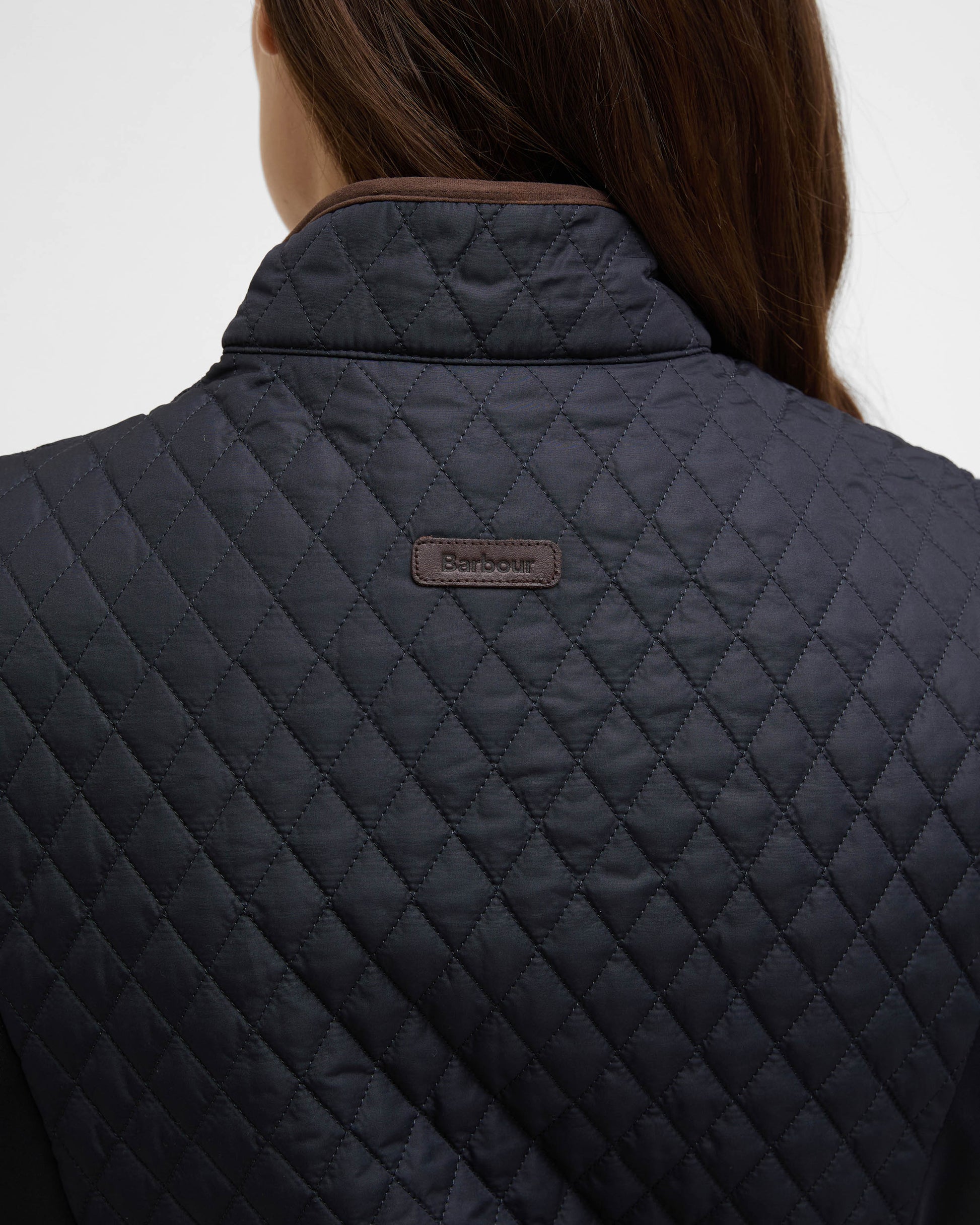 Barbour Basswood Womens Gilet - Dark Navy | CHO | Designer Womens Padded Gilets