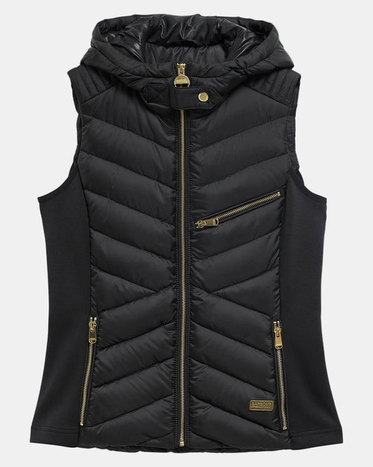Barbour International Salengro Womens Quilted Gilet - Black