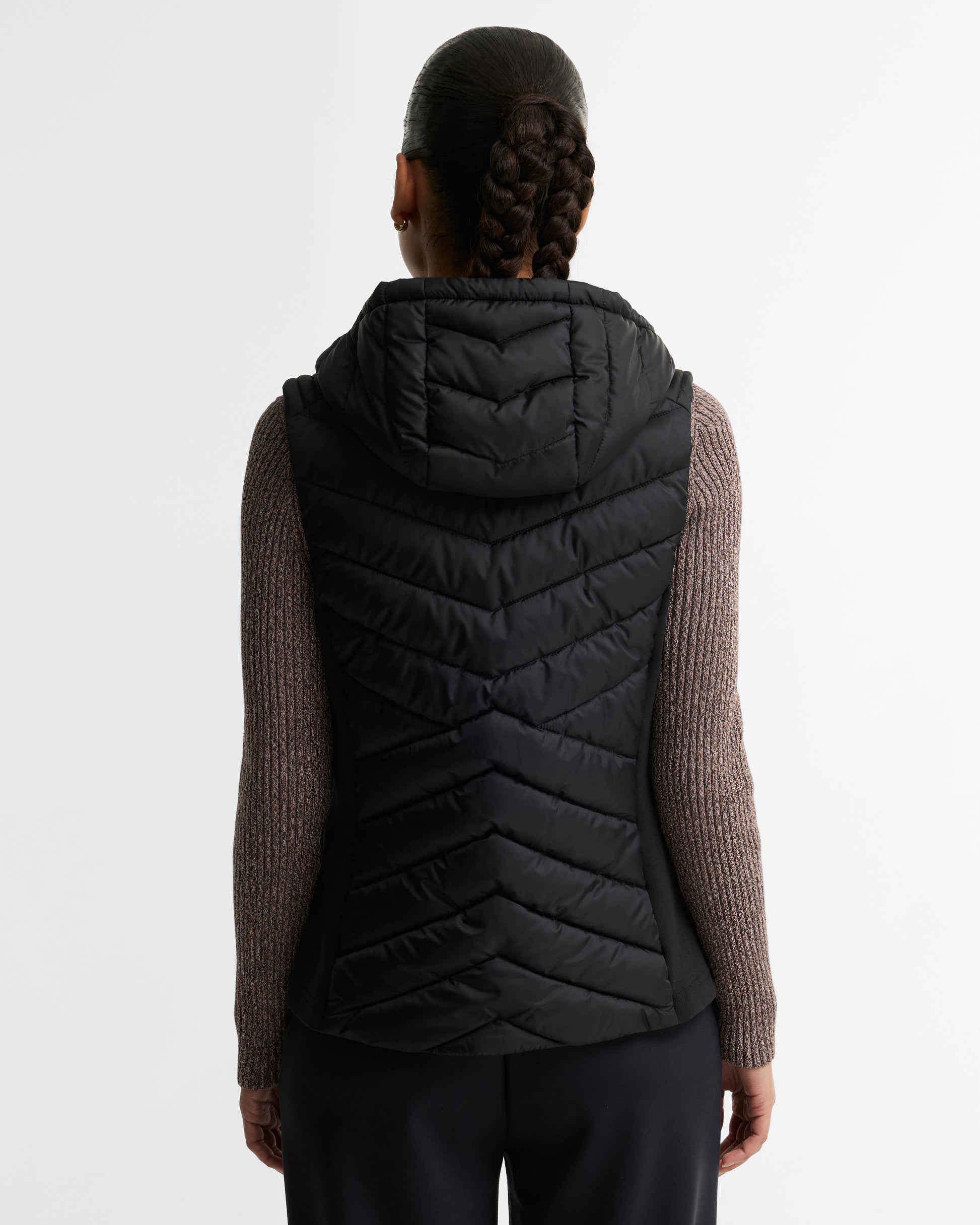 Barbour International Salengro Womens Quilted Gilet - Black | CHO | Designer Womens Quilted Gilets