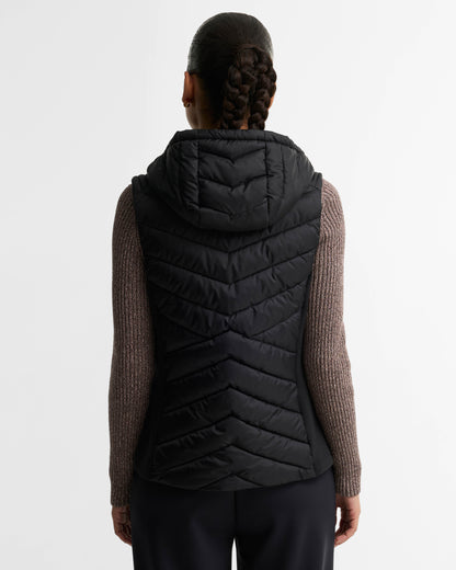 Barbour International Salengro Womens Quilted Gilet - Black | CHO | Designer Womens Quilted Gilets