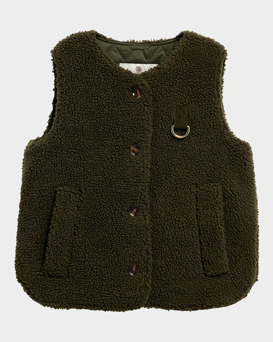 Barbour Bowes Womens Fleece Gilet - Olive