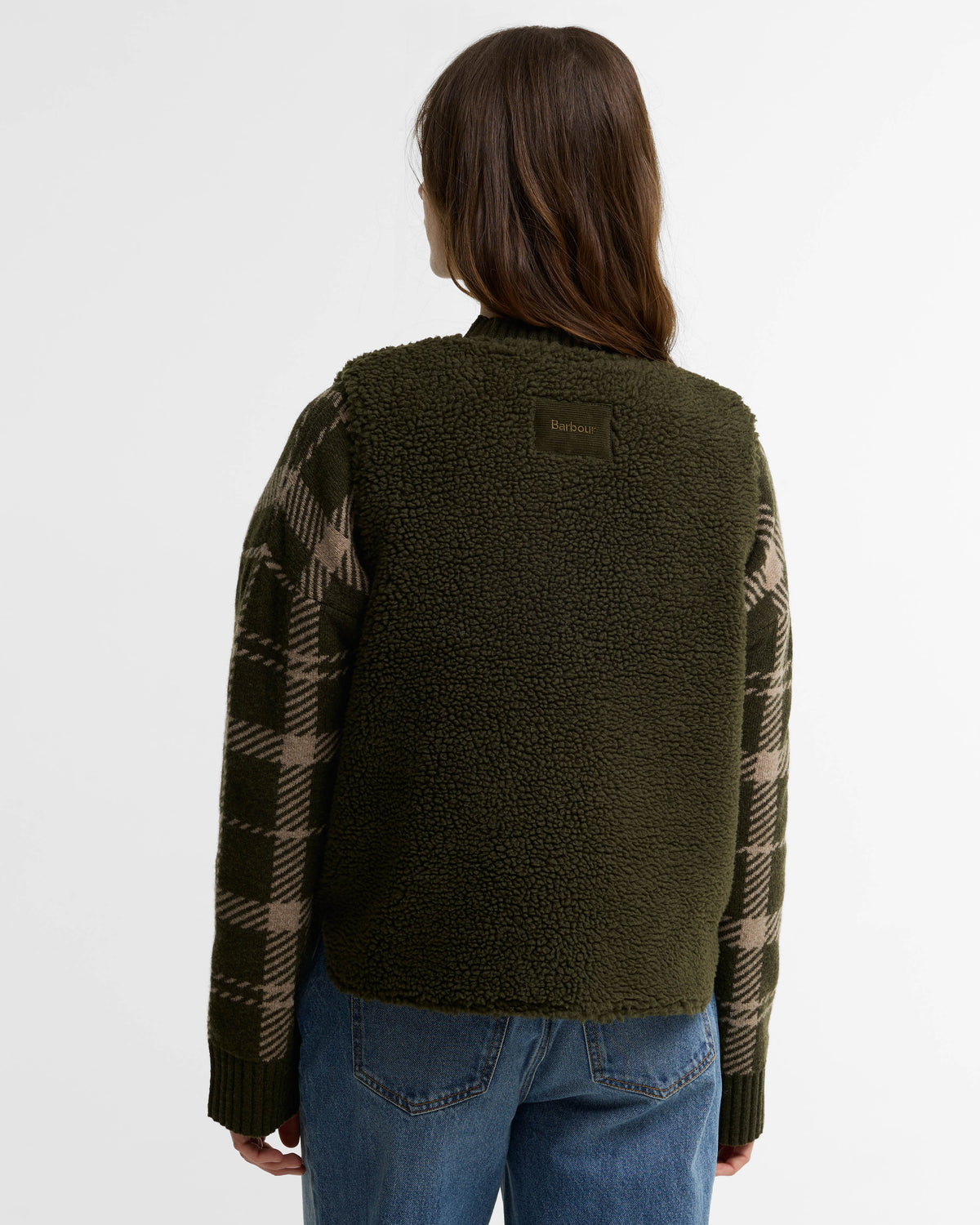 Barbour Bowes Womens Fleece Gilet - Olive | CHO | Designer Womens Fleece Gilets