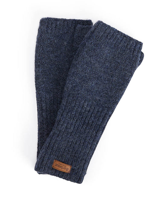 Barbour Pendle Womens Wristwarmer Gloves - Navy