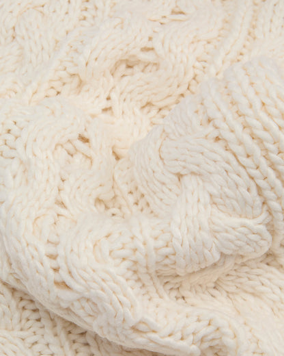 Barbour Penshaw Womens Beanie/Scarf - Cloud