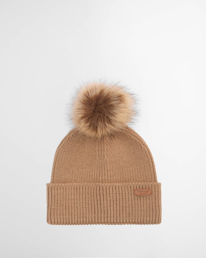 Barbour Dover Beanie & Hailes Scarf Gift Set - Hessian Tartan