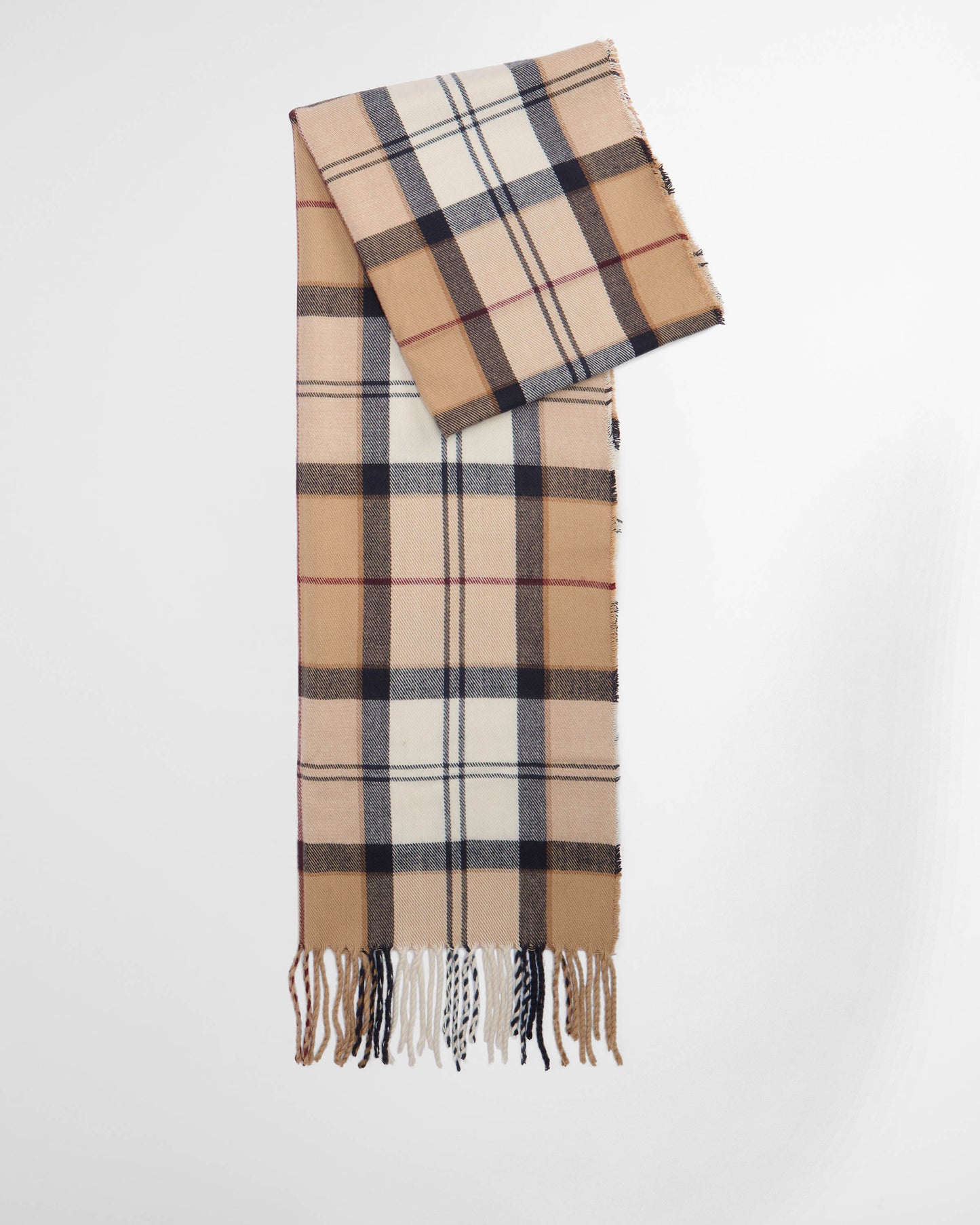 Barbour Dover Beanie & Hailes Scarf Gift Set - Hessian Tartan